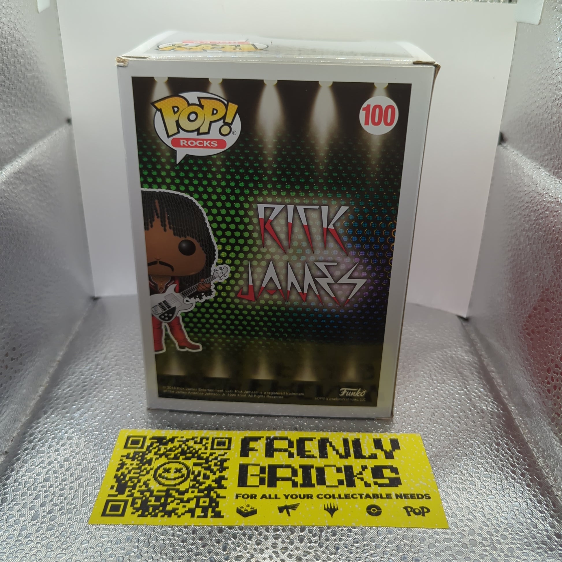 Rick James #100 Funko Pop Vinyl Rocks FRENLY BRICKS - Open 7 Days