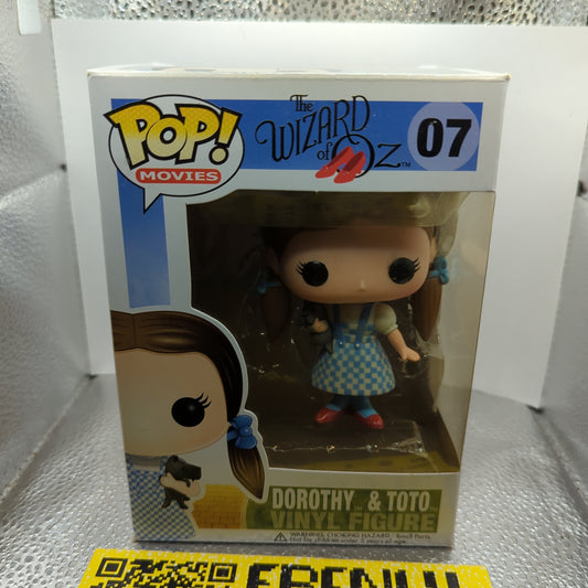 Funko Pop! Vinyl Dorothy & Toto # 07 Wizard Of Oz Vaulted FRENLY BRICKS - Open 7 Days