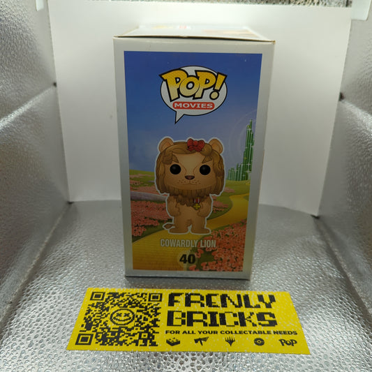 Funko Pop Movies The Wizard of Oz Cowardly Lion # 40 Vaulted 2013 FRENLY BRICKS - Open 7 Days