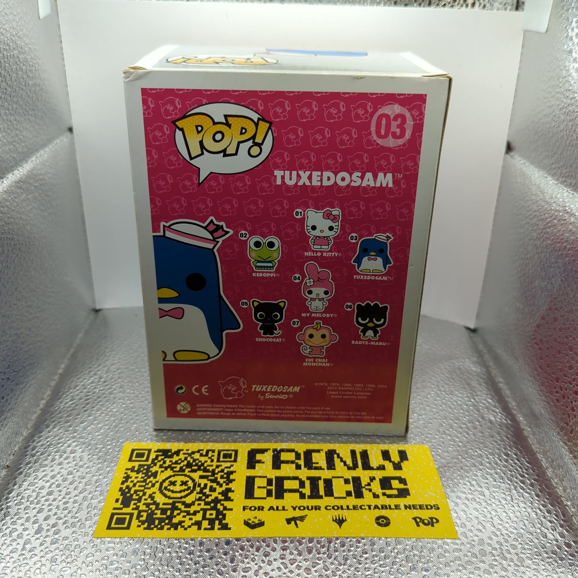 Funko Pop Vinyl: Sanrio - 03 Tuxedosam *box damage* FRENLY BRICKS - Open 7 Days