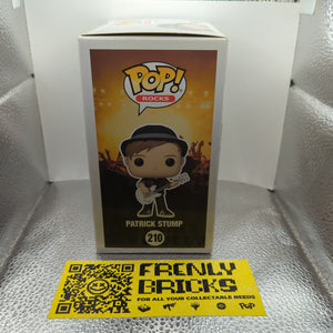 Fall Out Boy Patrick Stump Pop! Vinyl Figure #210 FRENLY BRICKS - Open 7 Days