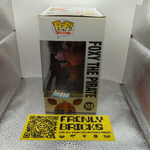 Funko Pop Games FIVE NIGHTS AT FREDDY'S - Foxy the Pirate Glow Exclusive #109 FRENLY BRICKS - Open 7 Days