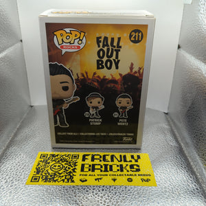 Funko Fall Out Boy Pete Wentz 211 Pop Figure FRENLY BRICKS - Open 7 Days