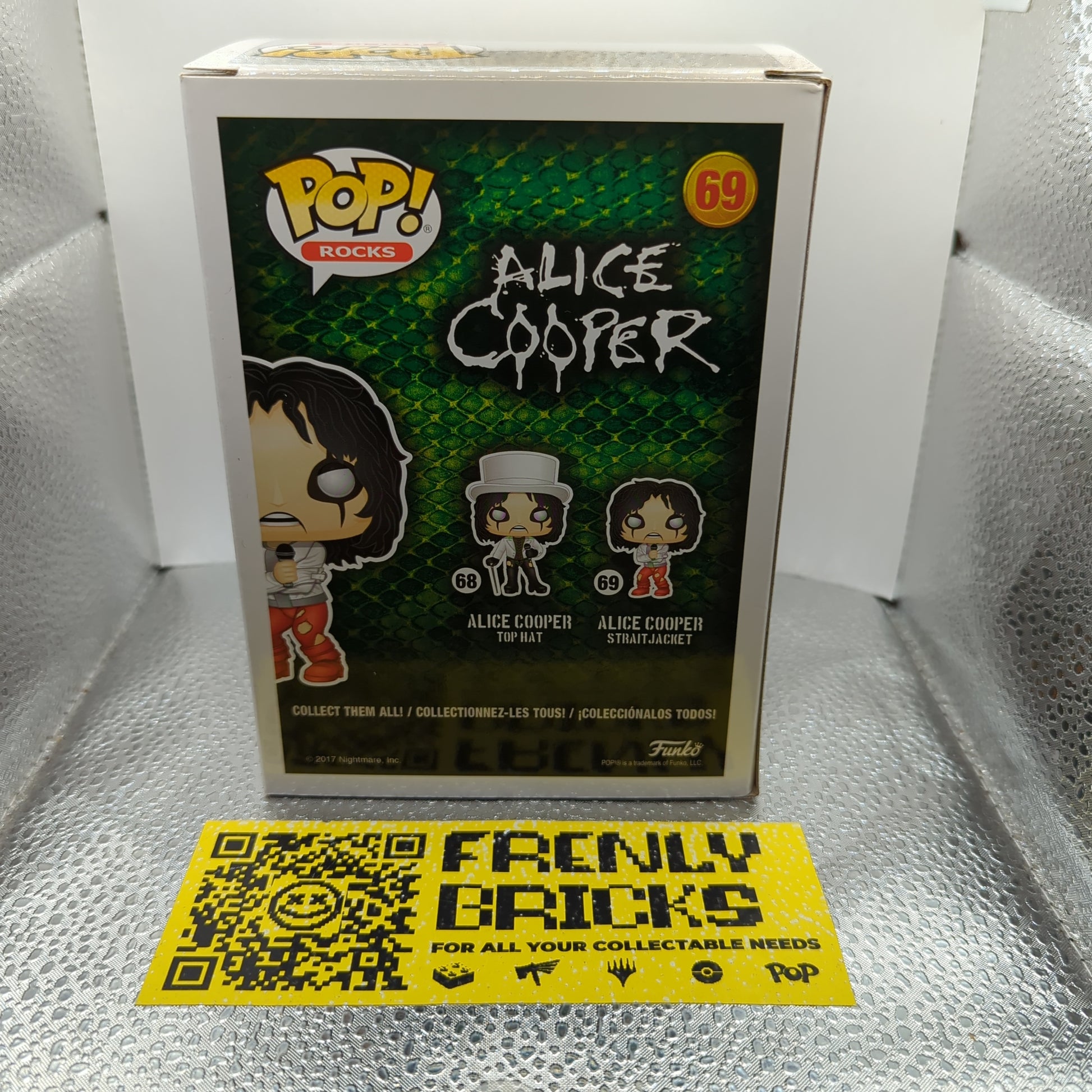 Funko POP! Alice Cooper Straight Jacket #69 Vinyl Figure FRENLY BRICKS - Open 7 Days