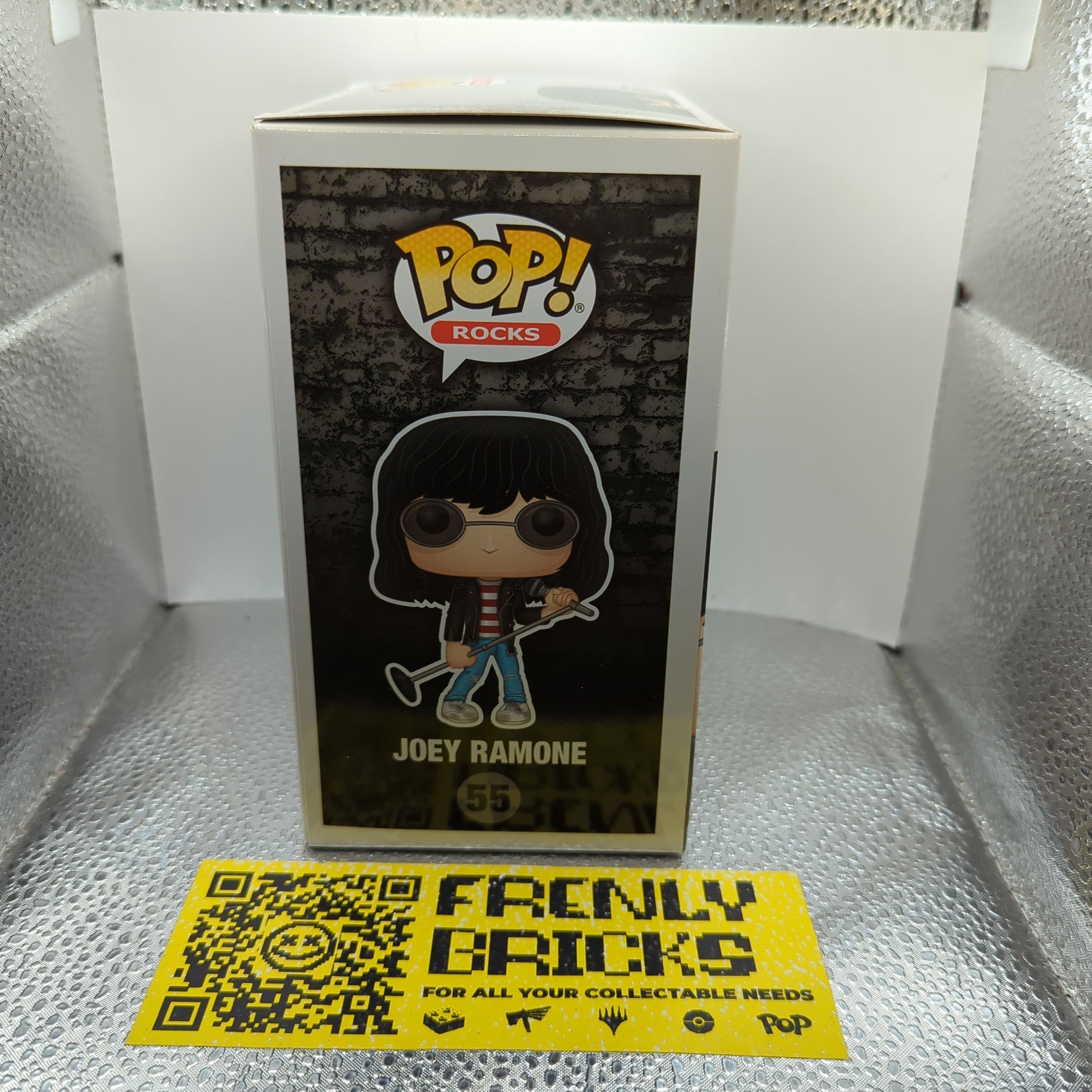 Joey Ramone Pop 55 - The Ramones Funko Pop! Vinyl 2017 - Vaulted FRENLY BRICKS - Open 7 Days