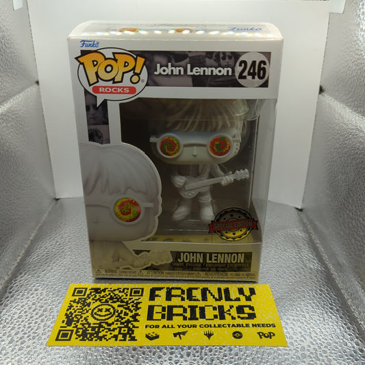 John Lennon (with Shades) 246 ~ Funko Pop Vinyl ~ Rocks ~ Special Edition FRENLY BRICKS - Open 7 Days