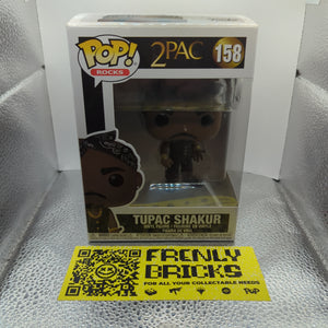 FUNKO POP VINYL ROCKS MUSIC 2PAC #158 TUPAC SHAKUR FRENLY BRICKS - Open 7 Days