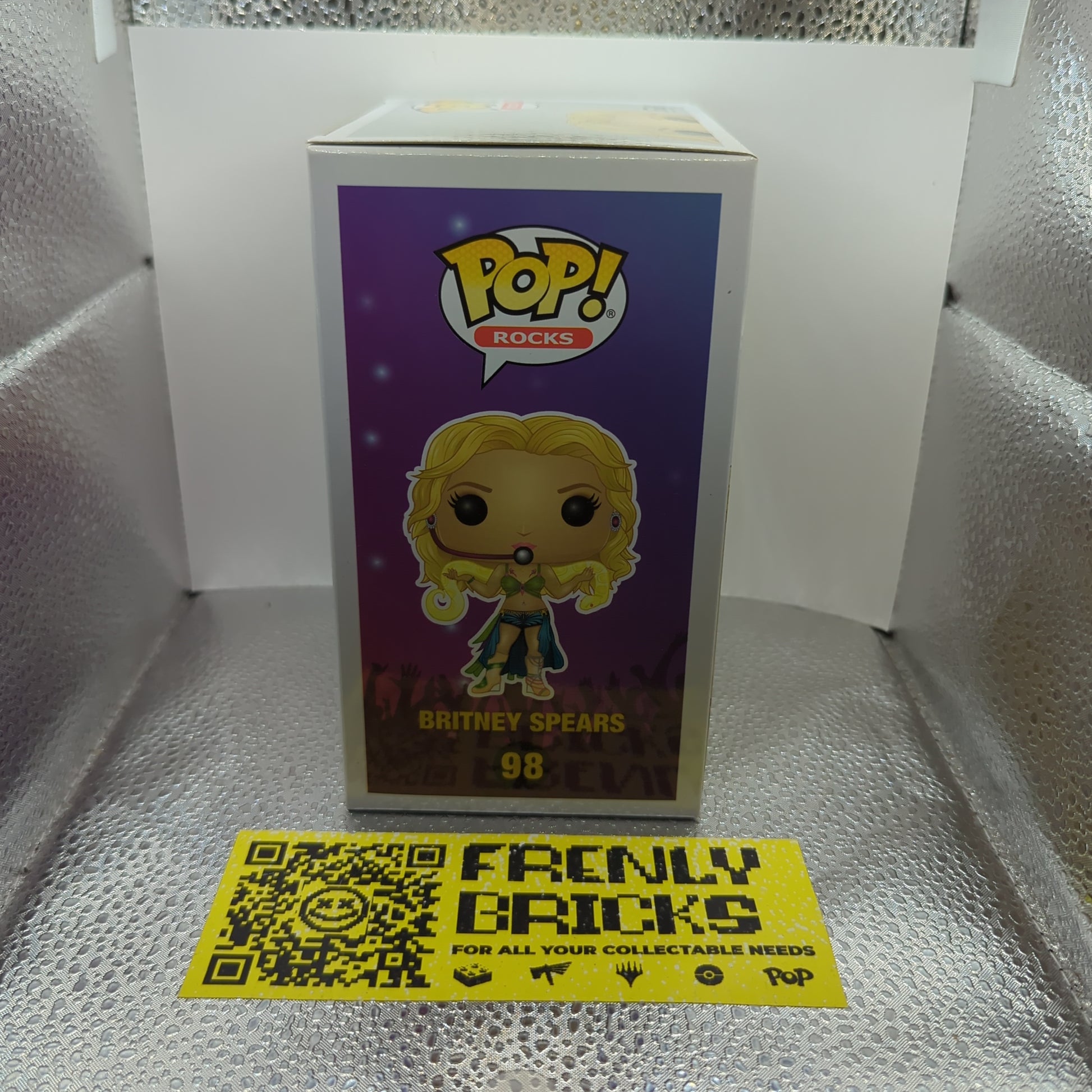 Britney Spears Slave 4 U Funko Pop Rocks Vinyl Figure #98 FRENLY BRICKS - Open 7 Days