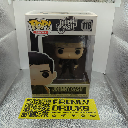 Funko Pop! Rocks Johnny Cash #116 Vinyl Figure FRENLY BRICKS - Open 7 Days