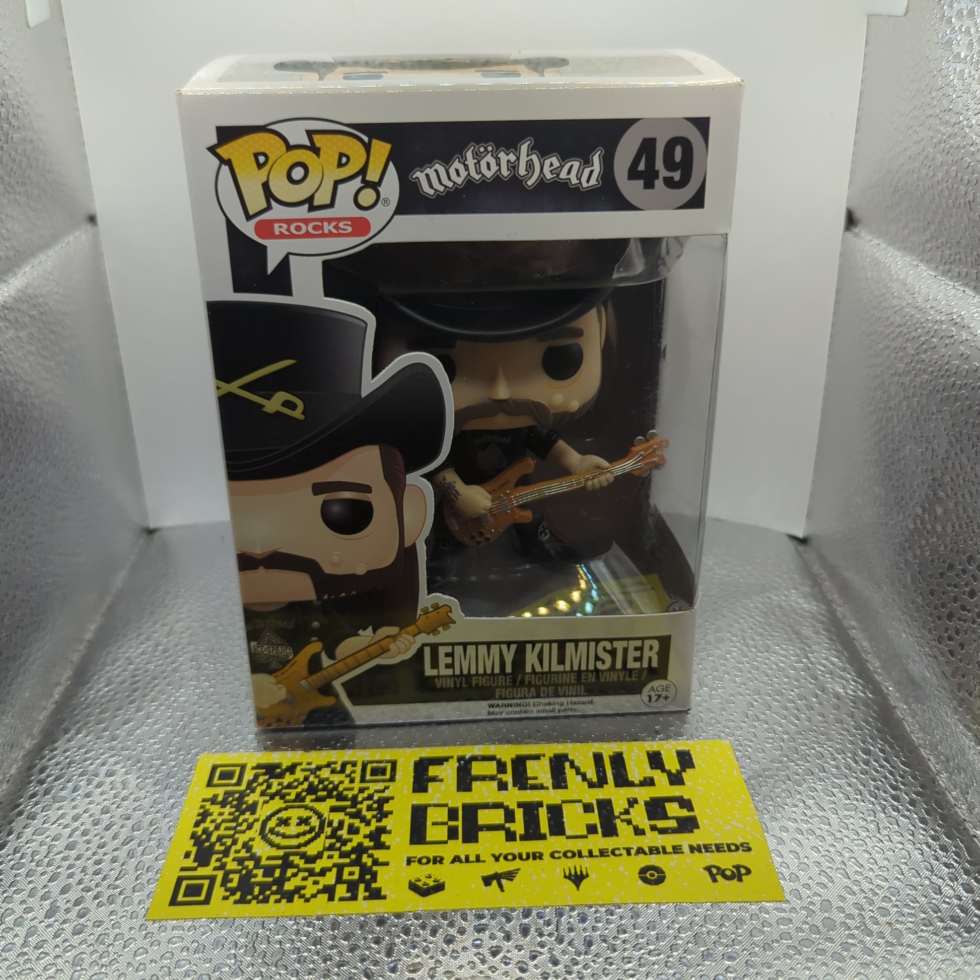 Funko POP Rocks Motorhead Lemmy Kilmister Music Guitar Figure #49 FRENLY BRICKS - Open 7 Days