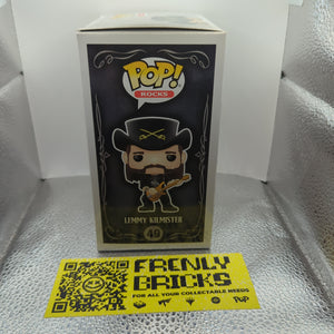 Funko POP Rocks Motorhead Lemmy Kilmister Music Guitar Figure #49 FRENLY BRICKS - Open 7 Days