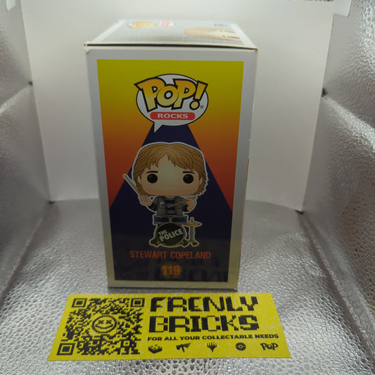 Pop Vinyl Figure - The Police - Stewart Copeland #119 FRENLY BRICKS - Open 7 Days