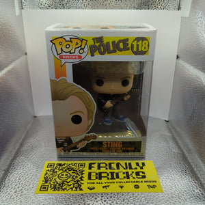 The Police - Funko Pop! Vinyl - Sting #118 FRENLY BRICKS - Open 7 Days