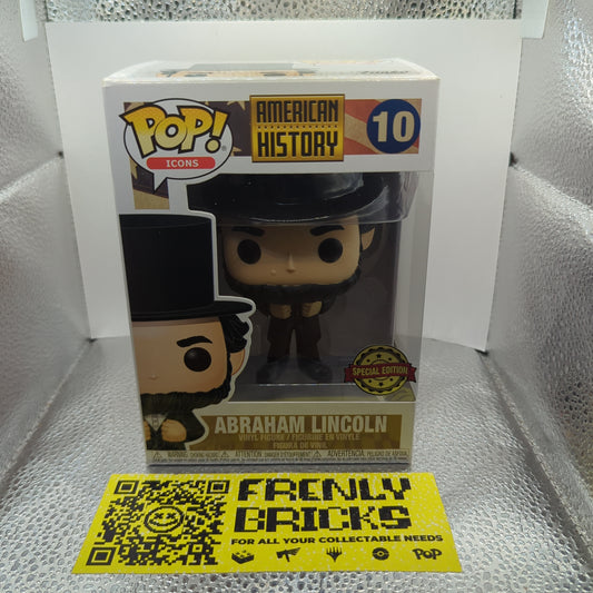 ABRAHAM LINCOLN AMERICAN HISTORY SPECIAL EDITION #10 Funko POP! Vinyl FRENLY BRICKS - Open 7 Days