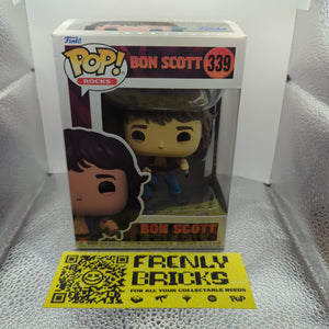 AC/DC - Bon Scott #339 Funko Pop Vinyl Figure FRENLY BRICKS - Open 7 Days