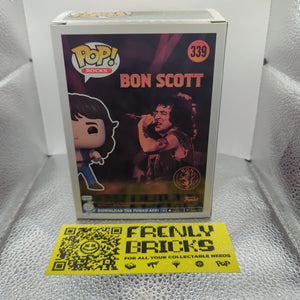 AC/DC - Bon Scott #339 Funko Pop Vinyl Figure FRENLY BRICKS - Open 7 Days