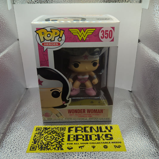 Wonder Woman Breast Cancer Awareness #350 - Funko POP! vinyl Figure FRENLY BRICKS - Open 7 Days