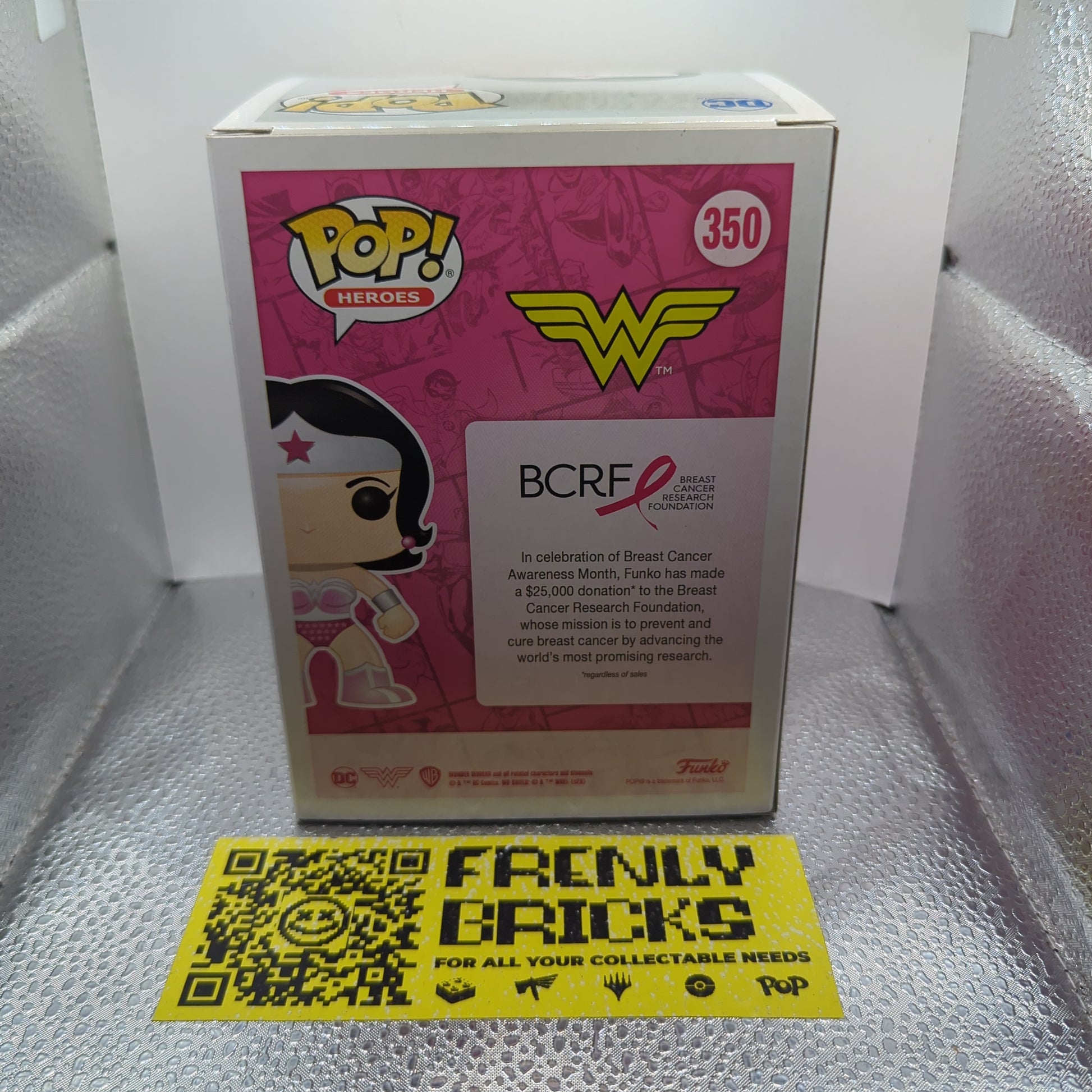 Wonder Woman Breast Cancer Awareness #350 - Funko POP! vinyl Figure FRENLY BRICKS - Open 7 Days