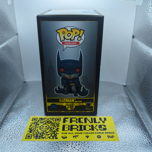 BATMAN RED RAIN #286 POP VINYL Vaulted Rare Funko Pop FRENLY BRICKS - Open 7 Days