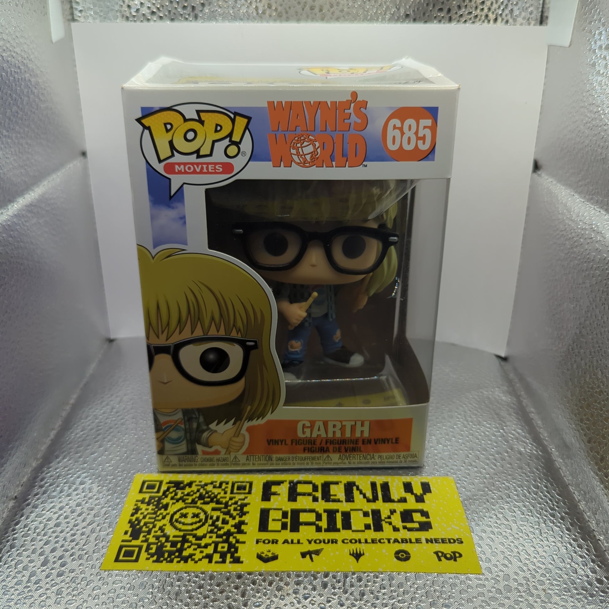 Movies Funko Pop - Garth - Wayne's World - No. 685 FRENLY BRICKS - Open 7 Days