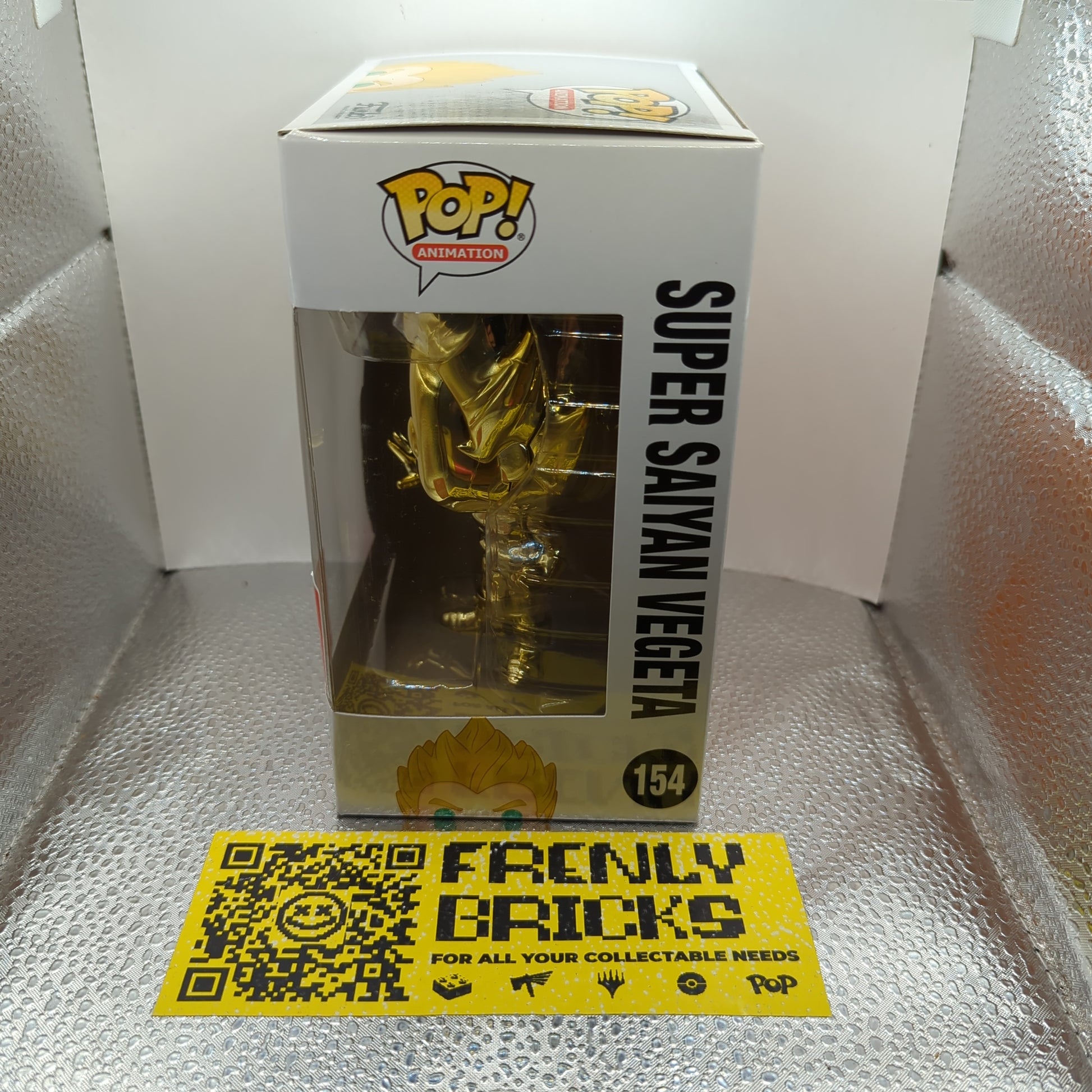 Funko Pop! Animation -Dragon Ball Z -Super Saiyan Vegeta (Gold Chrome) SDCC #154 FRENLY BRICKS - Open 7 Days