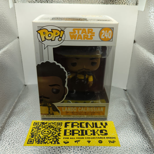 Star Wars Lando Calrissian Funko Pop! Vinyl #240 + Pop Protector FRENLY BRICKS - Open 7 Days