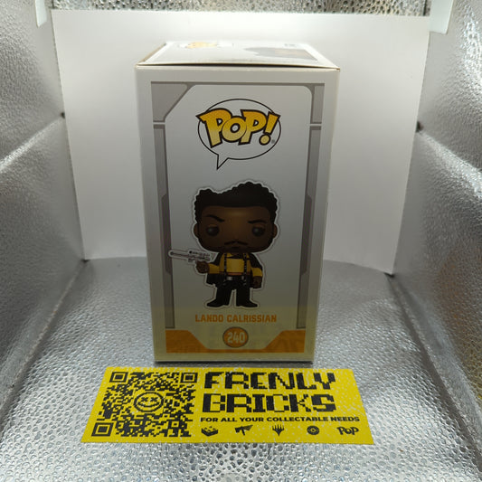 Star Wars Lando Calrissian Funko Pop! Vinyl #240 + Pop Protector FRENLY BRICKS - Open 7 Days