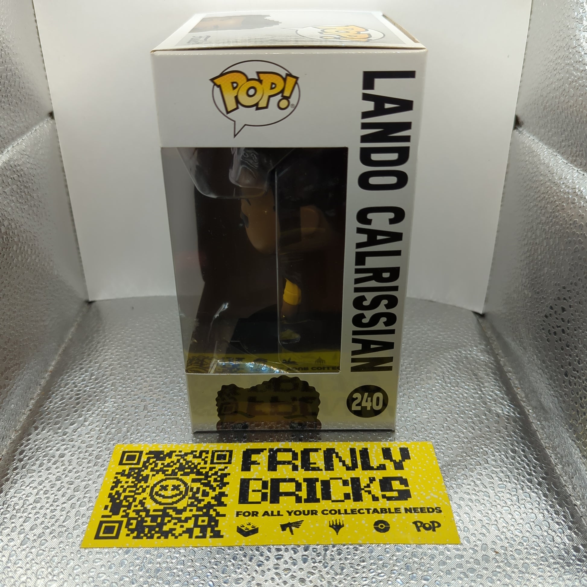 Star Wars Lando Calrissian Funko Pop! Vinyl #240 + Pop Protector FRENLY BRICKS - Open 7 Days