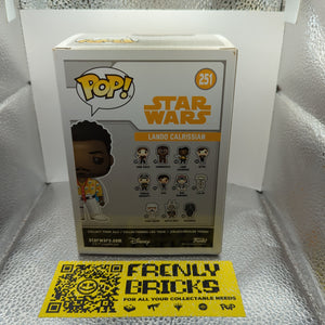 STAR WARS Lando Calrissian 251 Funko Pop Figure FRENLY BRICKS - Open 7 Days