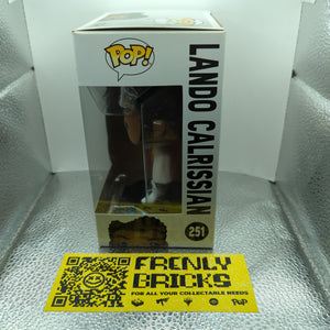 STAR WARS Lando Calrissian 251 Funko Pop Figure FRENLY BRICKS - Open 7 Days