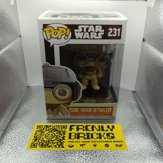 Star Wars Funko Pop Vinyl Figure Young Anakin Skywalker #231 (Pod Racing) FRENLY BRICKS - Open 7 Days