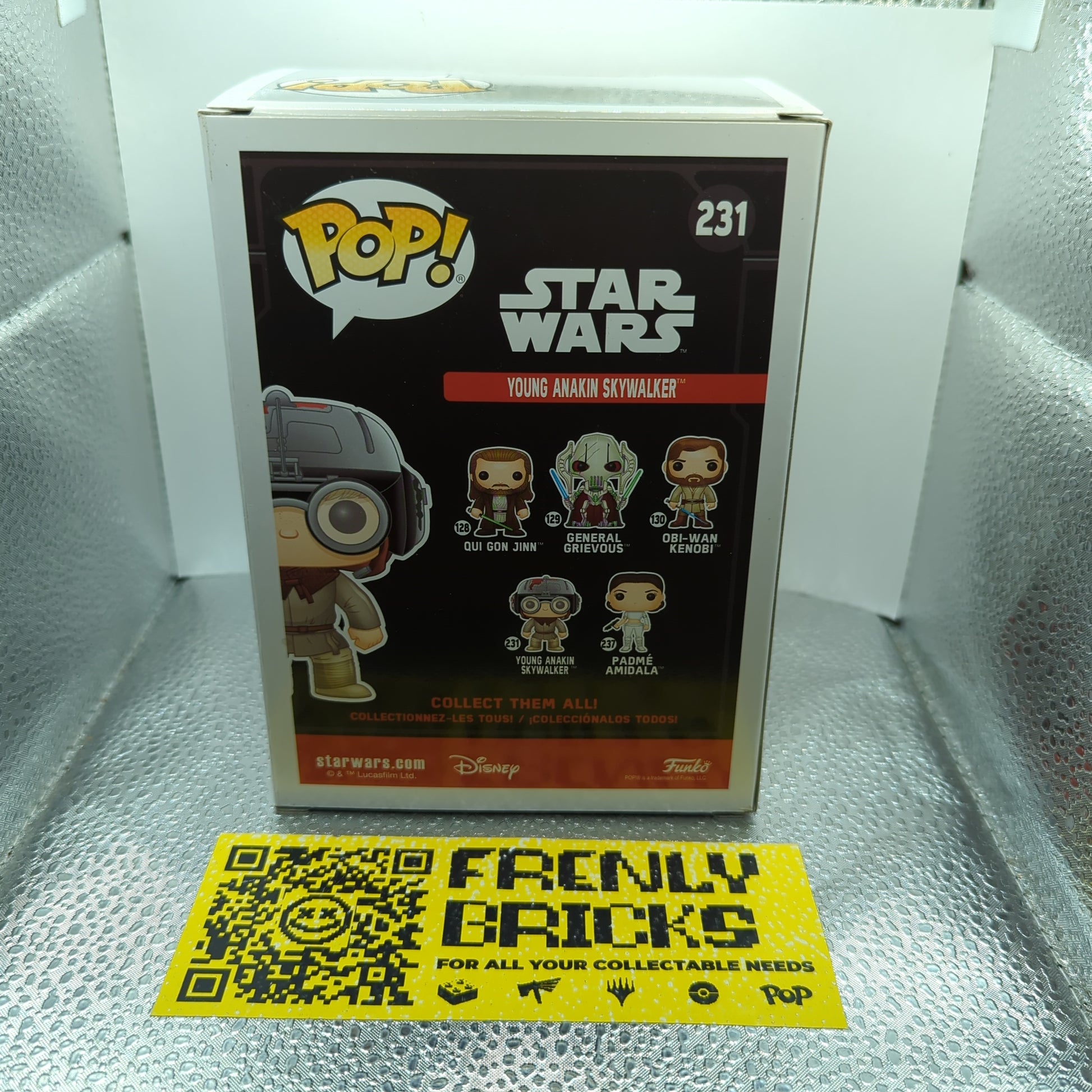 Star Wars Funko Pop Vinyl Figure Young Anakin Skywalker #231 (Pod Racing) FRENLY BRICKS - Open 7 Days