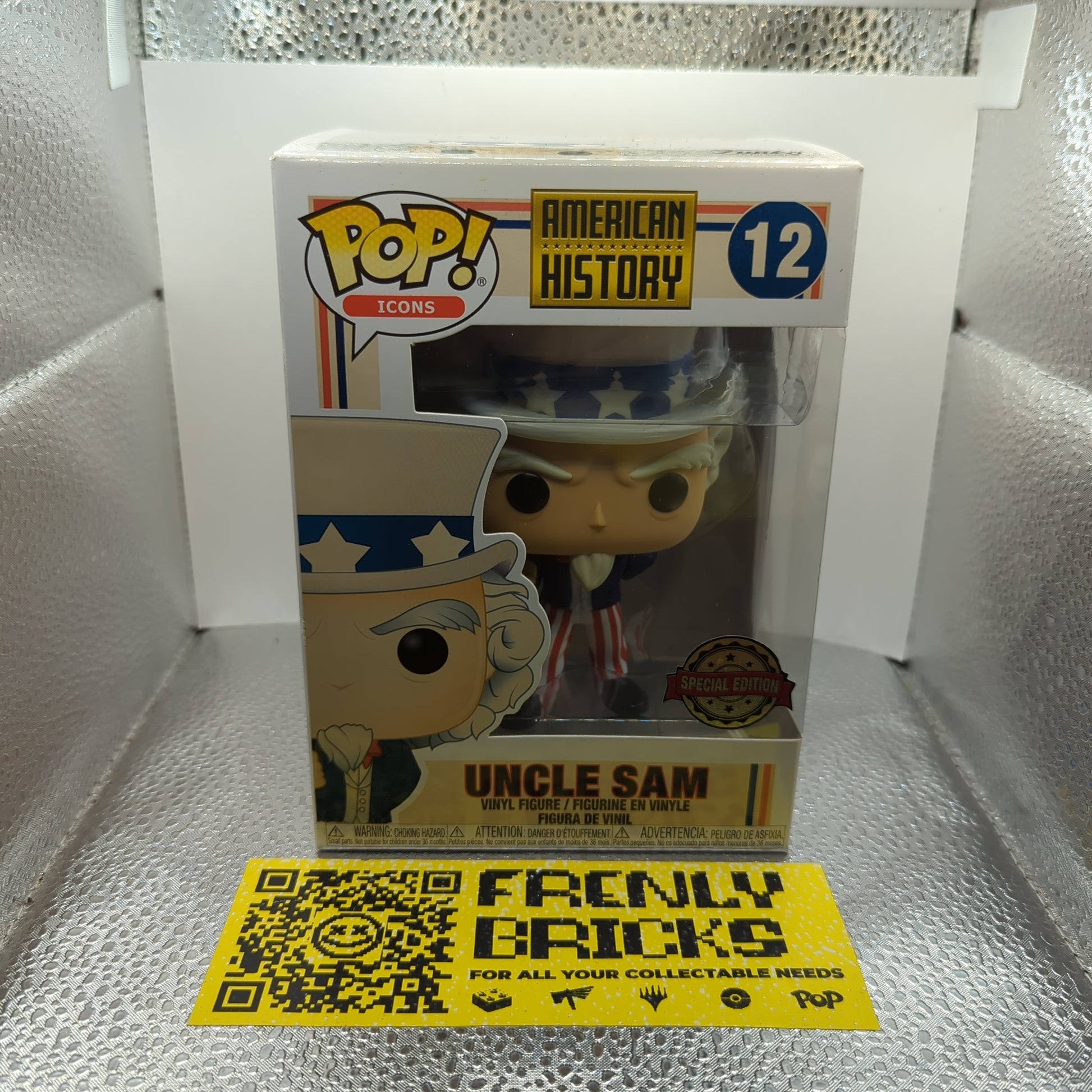 Uncle Sam Special Edition Funko Pop! Vinyl #12 American History FRENLY BRICKS - Open 7 Days