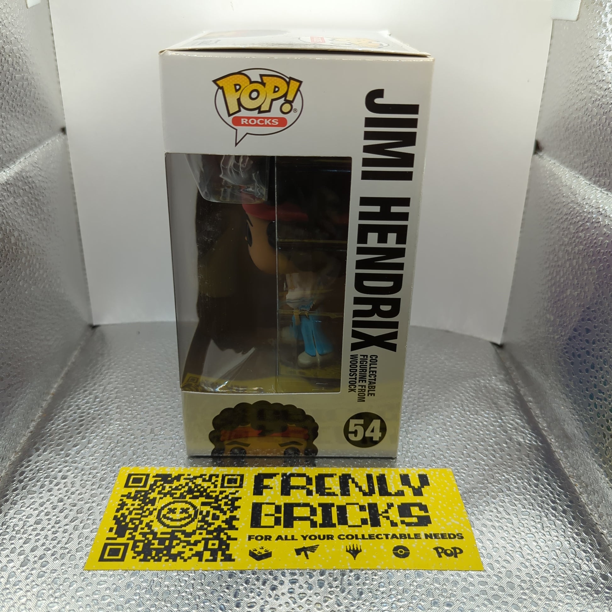 Jimi Hendrix Funko Rocks Pop Vinyl Figurine No. 54 FRENLY BRICKS - Open 7 Days