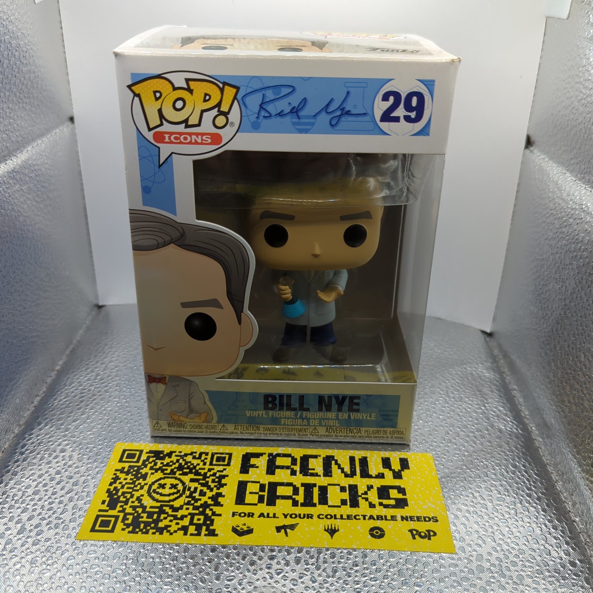 Bill Nye the Science Guy 29 ~ Funko Pop Vinyl ~ Icons FRENLY BRICKS - Open 7 Days