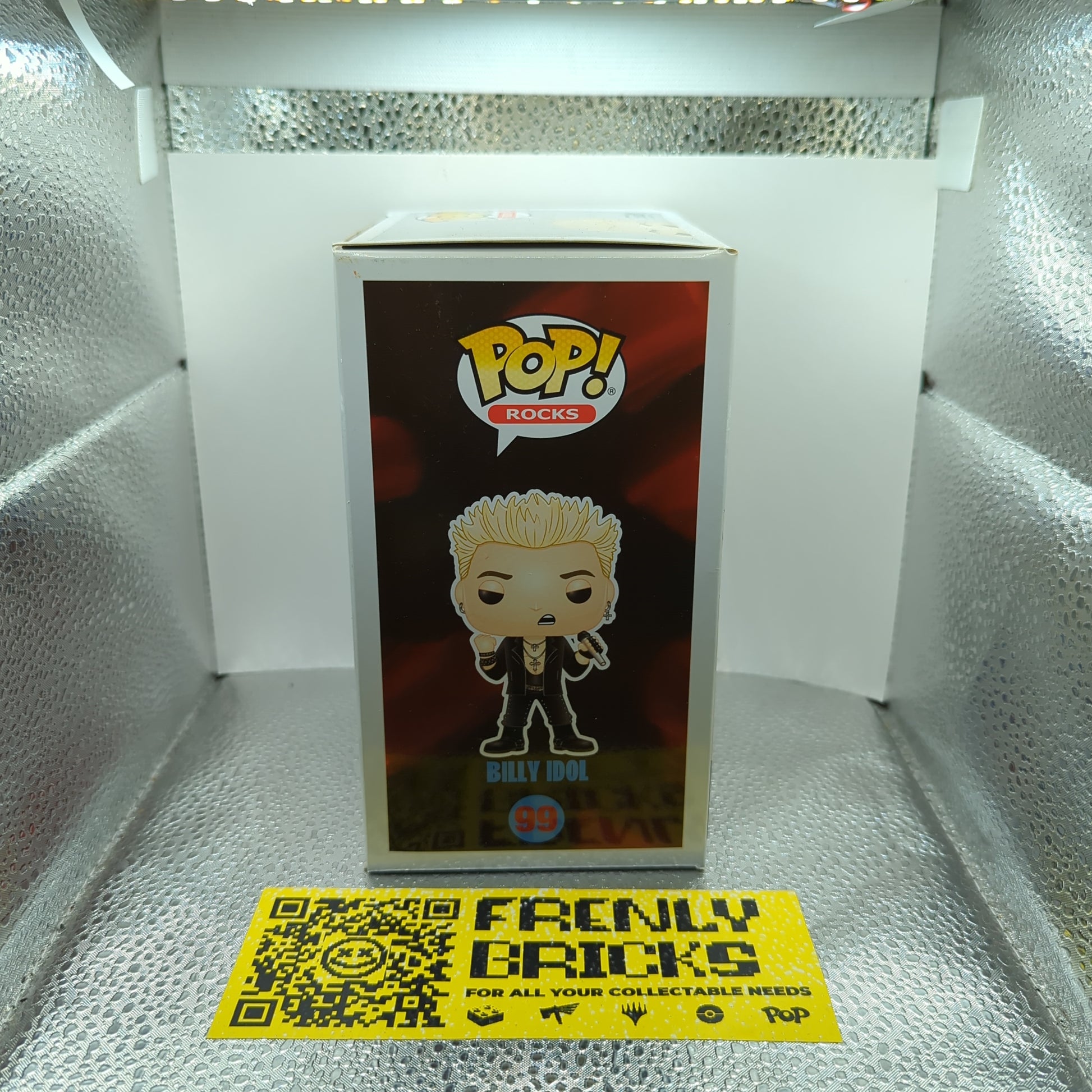 FUNKO POP ROCKS BILLY IDOL #99 BILLY IDOL VAULTED VINYL FIGURE FRENLY BRICKS - Open 7 Days