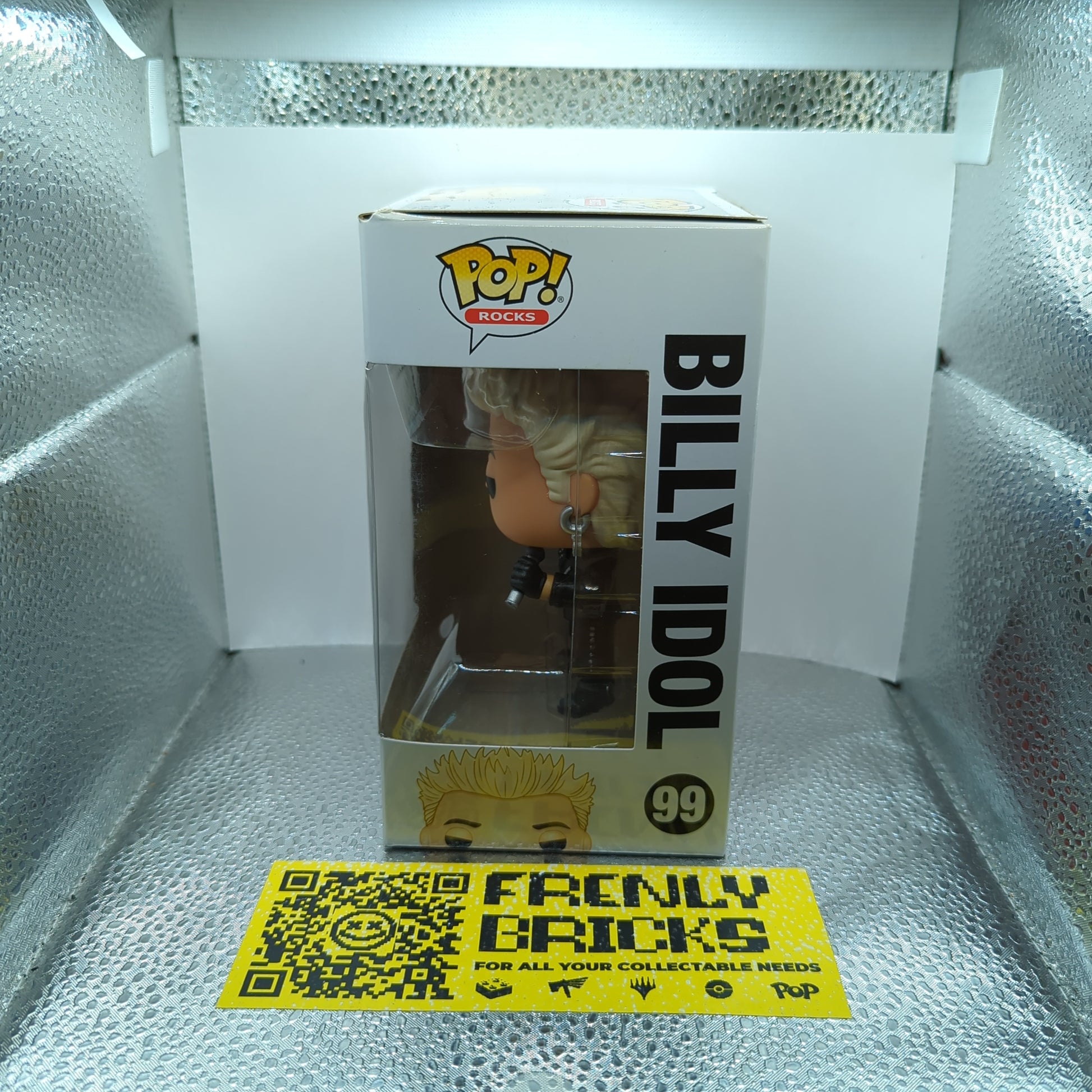 FUNKO POP ROCKS BILLY IDOL #99 BILLY IDOL VAULTED VINYL FIGURE FRENLY BRICKS - Open 7 Days