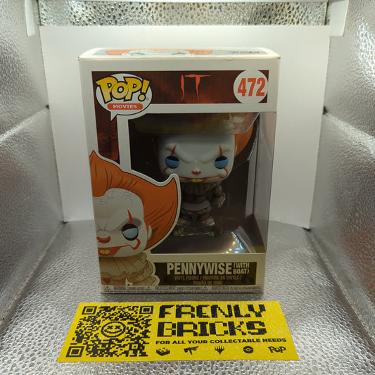 FUNKO POP! VINYL #472 Pennywise With Boat FRENLY BRICKS - Open 7 Days