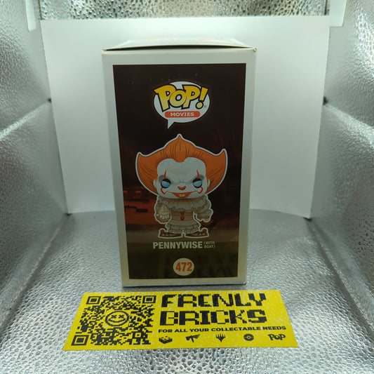 FUNKO POP! VINYL #472 Pennywise With Boat FRENLY BRICKS - Open 7 Days