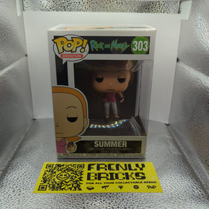 Summer 303 ~ Rick and Morty ~ Funko Pop Vinyl ~ Animation FRENLY BRICKS - Open 7 Days