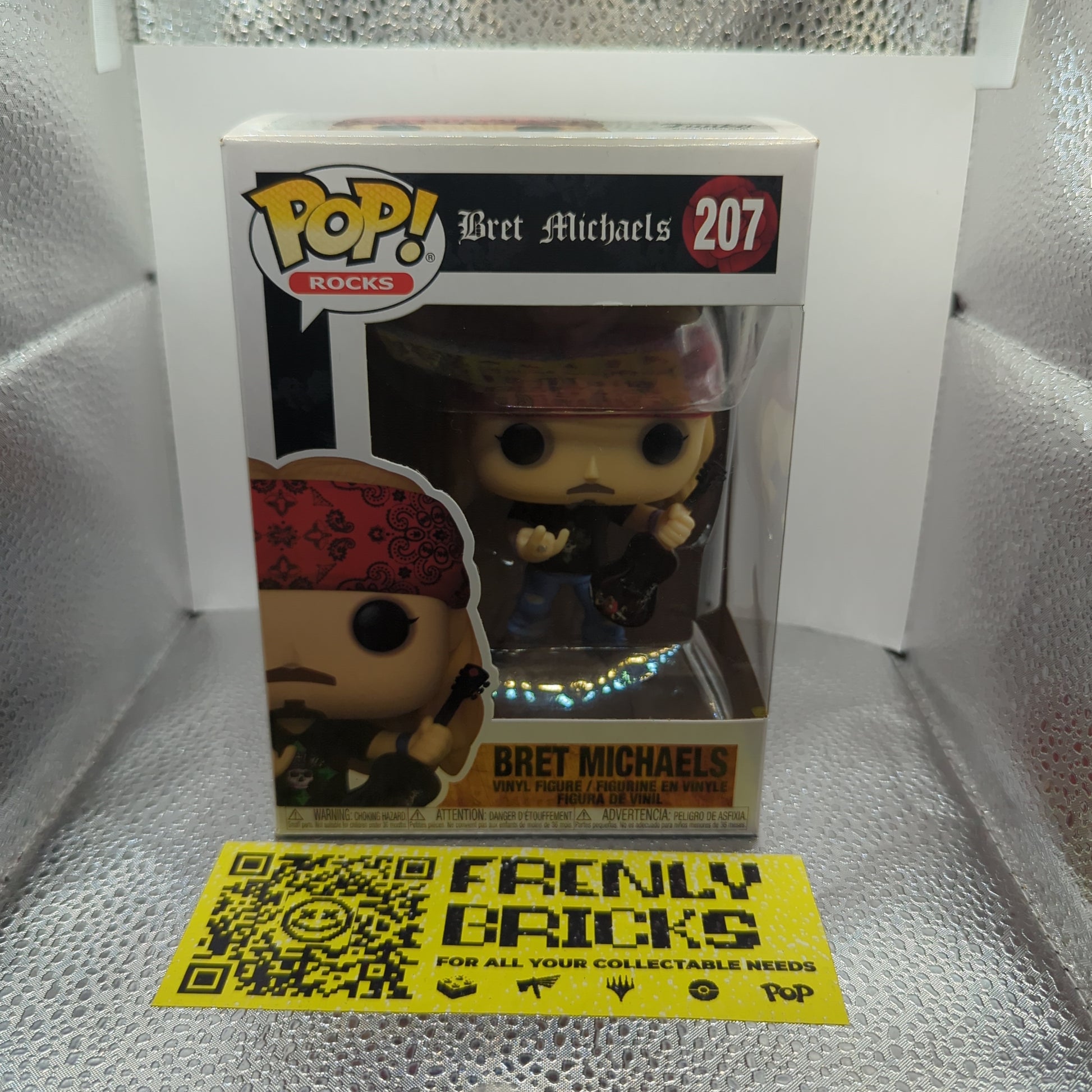 Poison - Bret Michaels #207 Pop! Vinyl FRENLY BRICKS - Open 7 Days