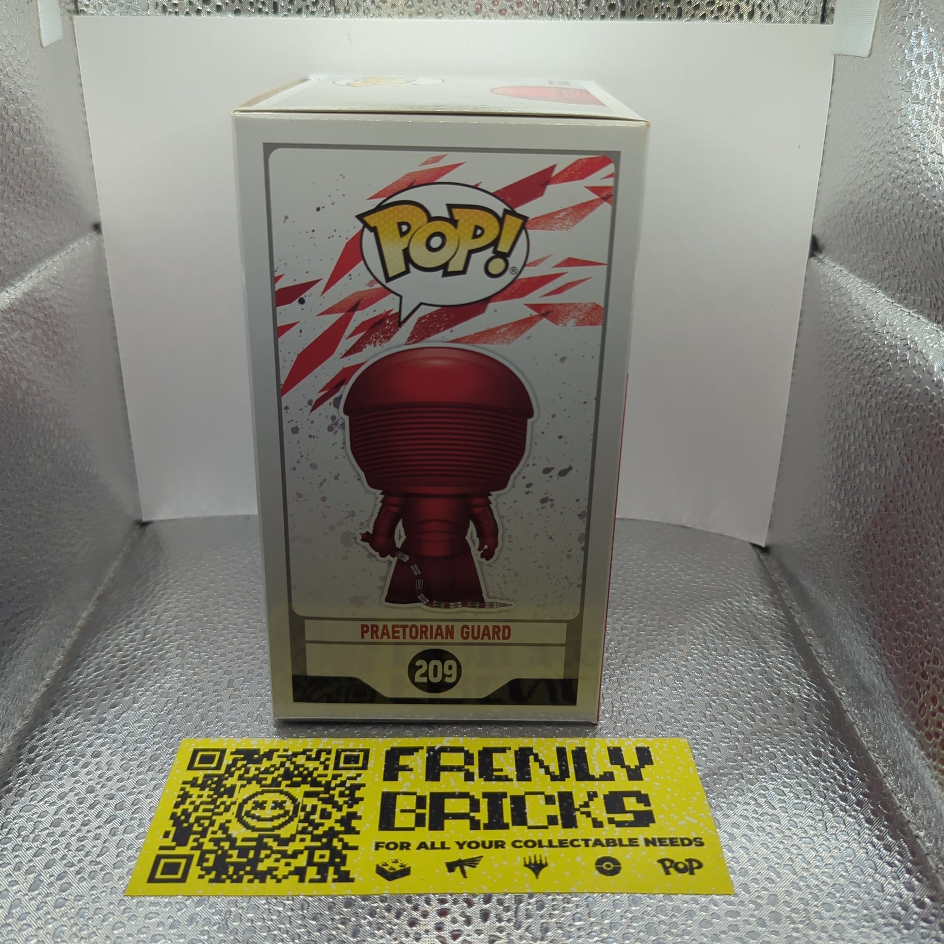 Exclusive PRAETORIAN GUARD 209 FUNKO POP VINYL New in Mint Box + Protector FRENLY BRICKS - Open 7 Days