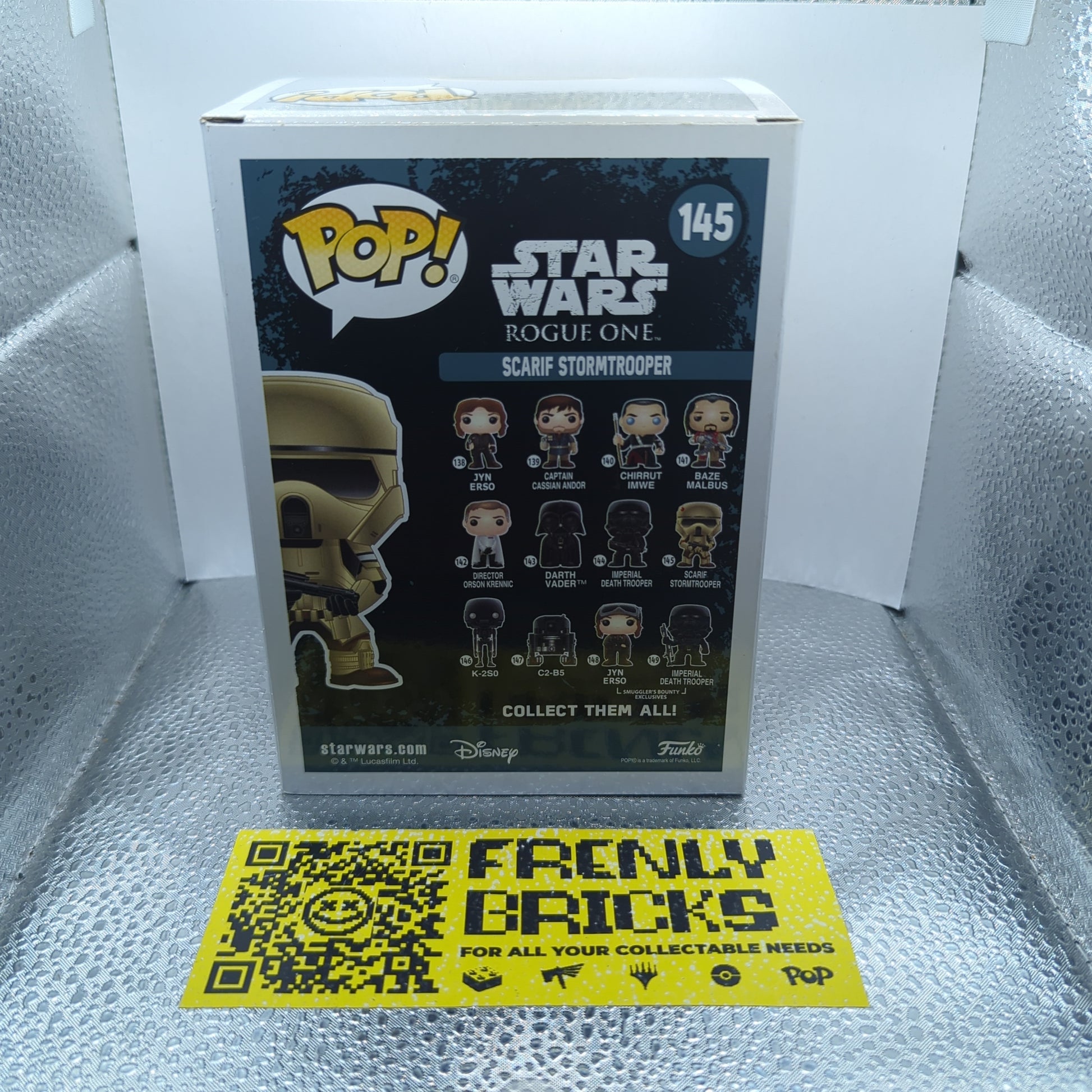 Scarif Stormtrooper Funko Pop Star Wars Rogue One 145 FRENLY BRICKS - Open 7 Days