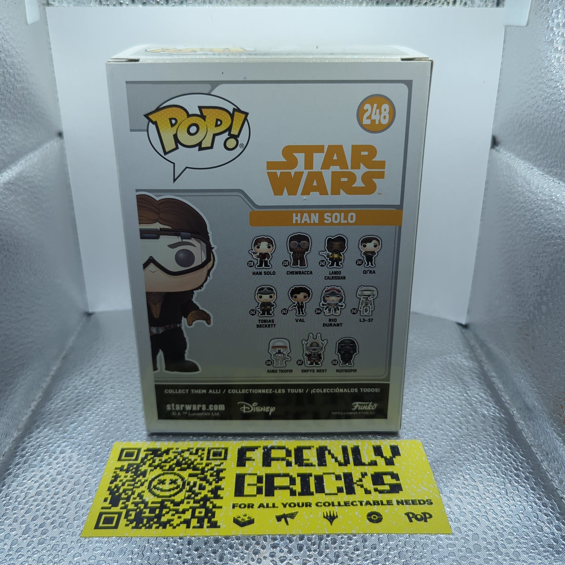 Star Wars Solo Funko Pop Vinyl Figure - Han Solo #248 with goggles FRENLY BRICKS - Open 7 Days