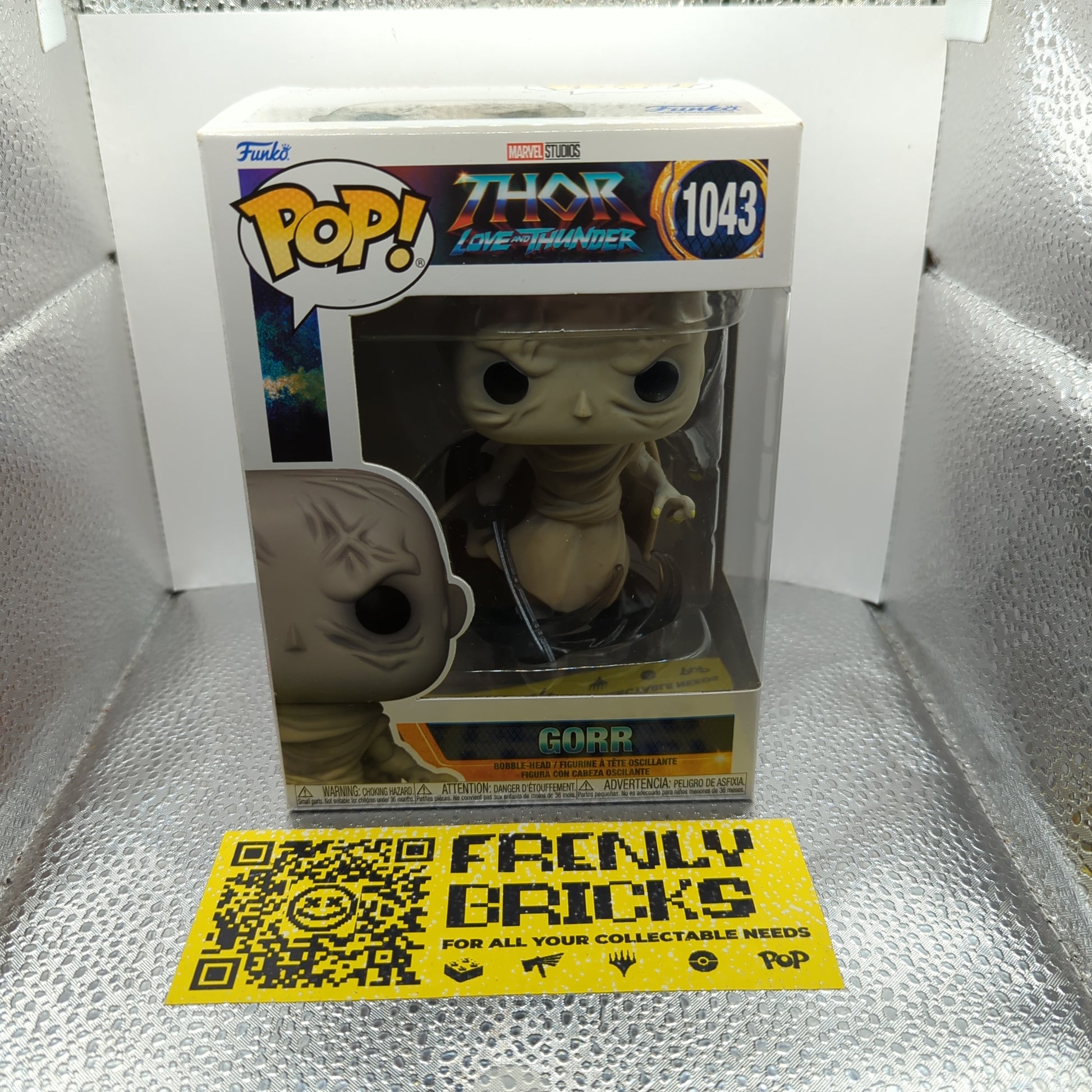 Marvel Funko Pop - Gorr - Thor: Love and Thunder  - No. 1043 FRENLY BRICKS - Open 7 Days