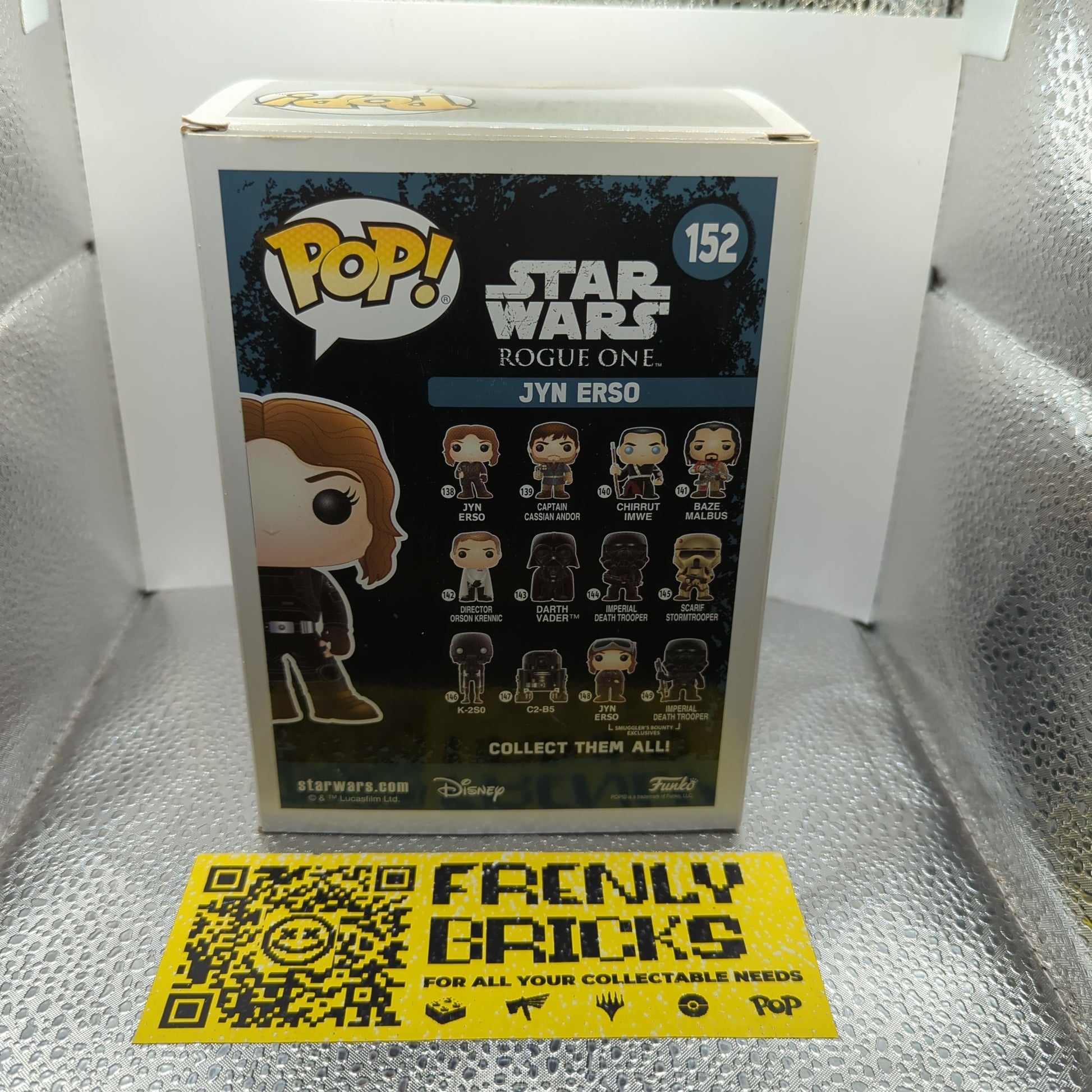 Funko Pop Vinyl Star Wars #152 Jyn Erso Rogue One FRENLY BRICKS - Open 7 Days