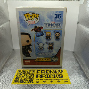 FUNKO POP MARVEL THOR THE DARK WORLD #36 LOKI VAULTED VINYL FIGURE FRENLY BRICKS - Open 7 Days