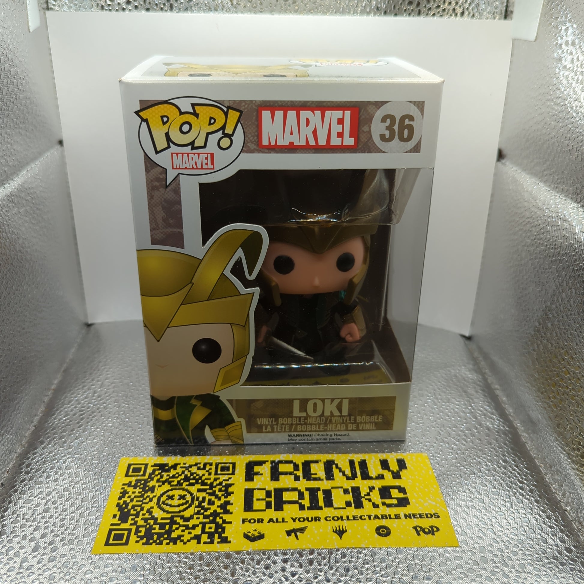 Funko Pop Marvel Loki #36 With Helmet (Vaulted) FRENLY BRICKS - Open 7 Days