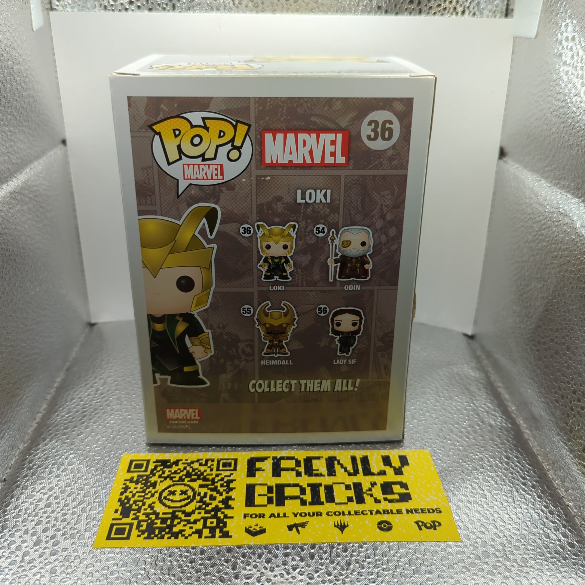 Funko Pop Marvel Loki #36 With Helmet (Vaulted) FRENLY BRICKS - Open 7 Days