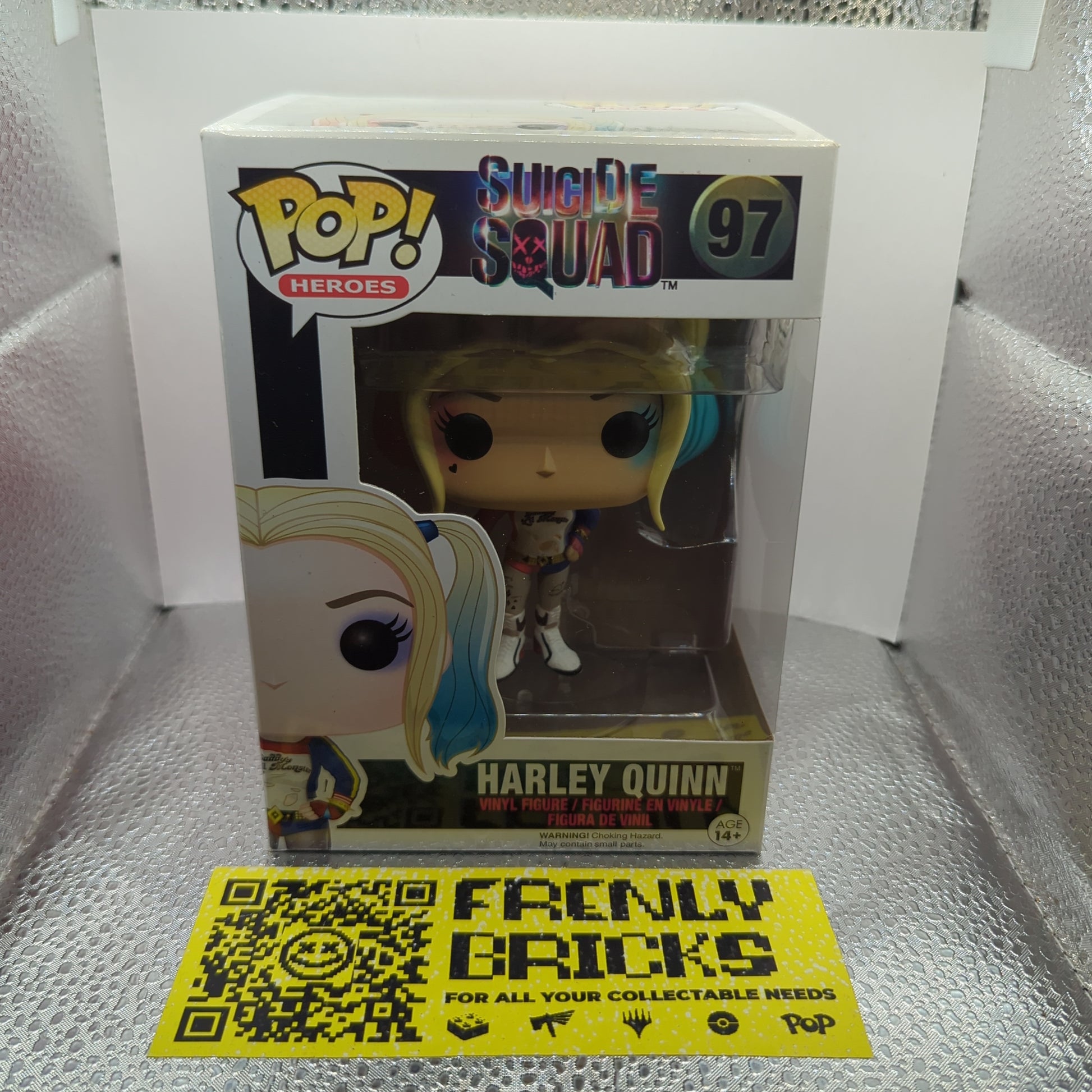 Funko Pop Vinyl Heroes Suicide Squad Harley Quinn # (97) FRENLY BRICKS - Open 7 Days